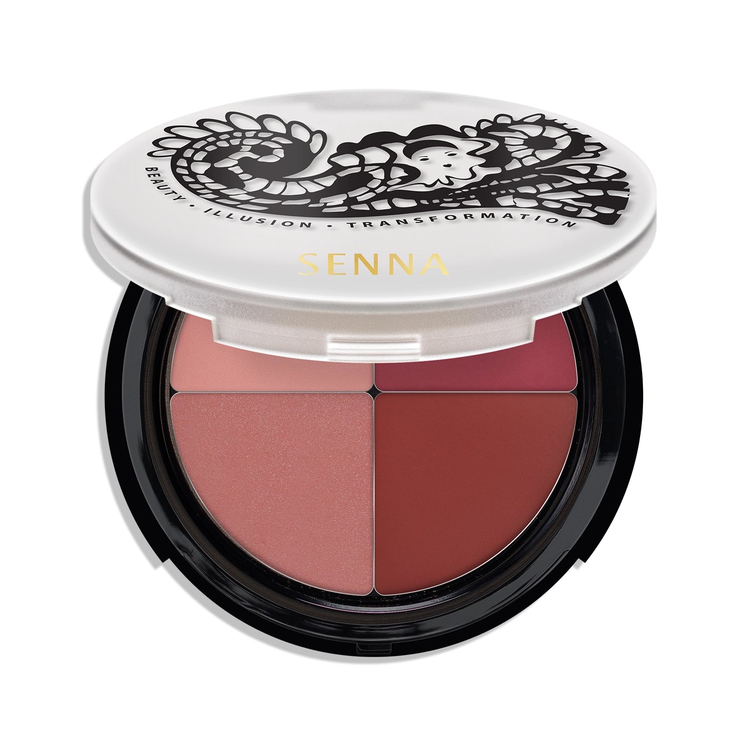 Midnight Mauve Cheeky Blush Quad Compact