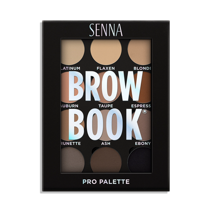 Brow Book Pro Palette 12 Powder Brow Colors