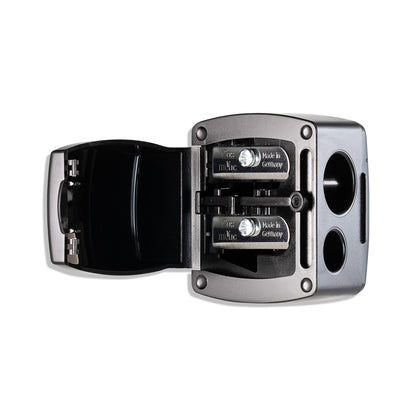 Pencil Sharpener Black Open