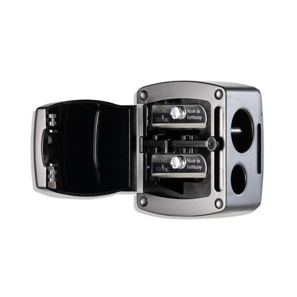 Pencil Sharpener Black Open