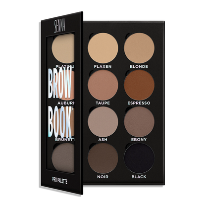 Brow Book Pro Palette 12 Powder Brow Colors inside