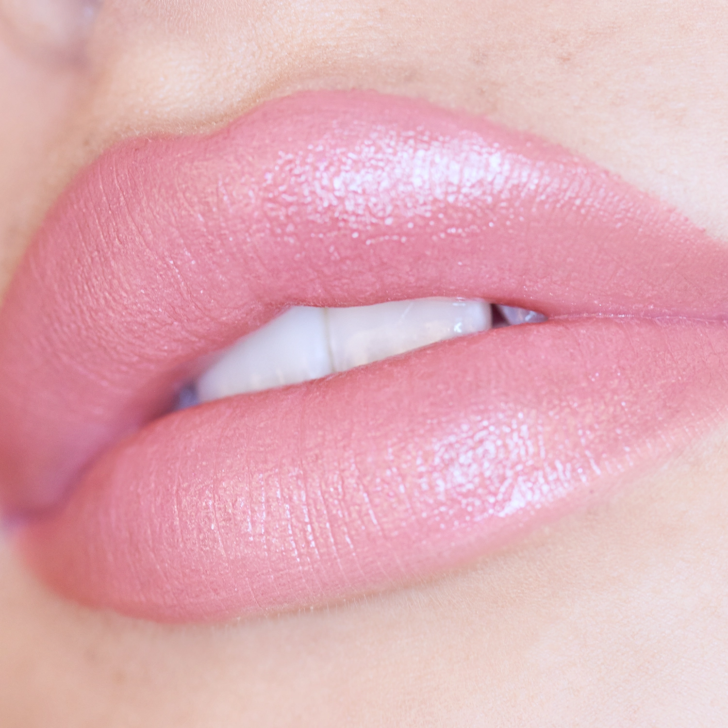 Lip Luster Sheer Hydrating Color Pink Pop On Model Lips